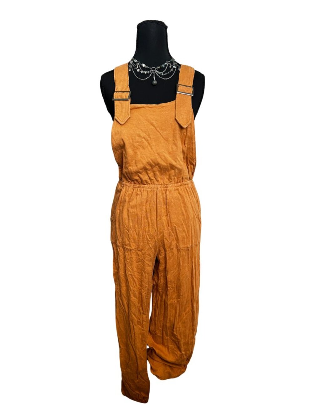 Derek Heart Tan Jumpsuit